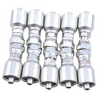 10X Hydraulic Hose Fitting With 3/8" Flat Face Seal Thread 1JS43-6-6 for Parker