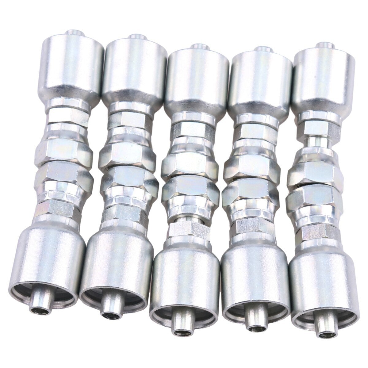 10X Hydraulic Hose Fitting With 3/8" Flat Face Seal Thread 1JS43-6-6 for Parker