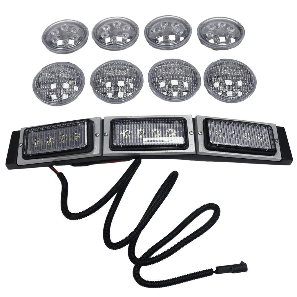 228W 12V 24V LED Coversion Kit Front Hood For John Deere 4050 4250 4450 4055