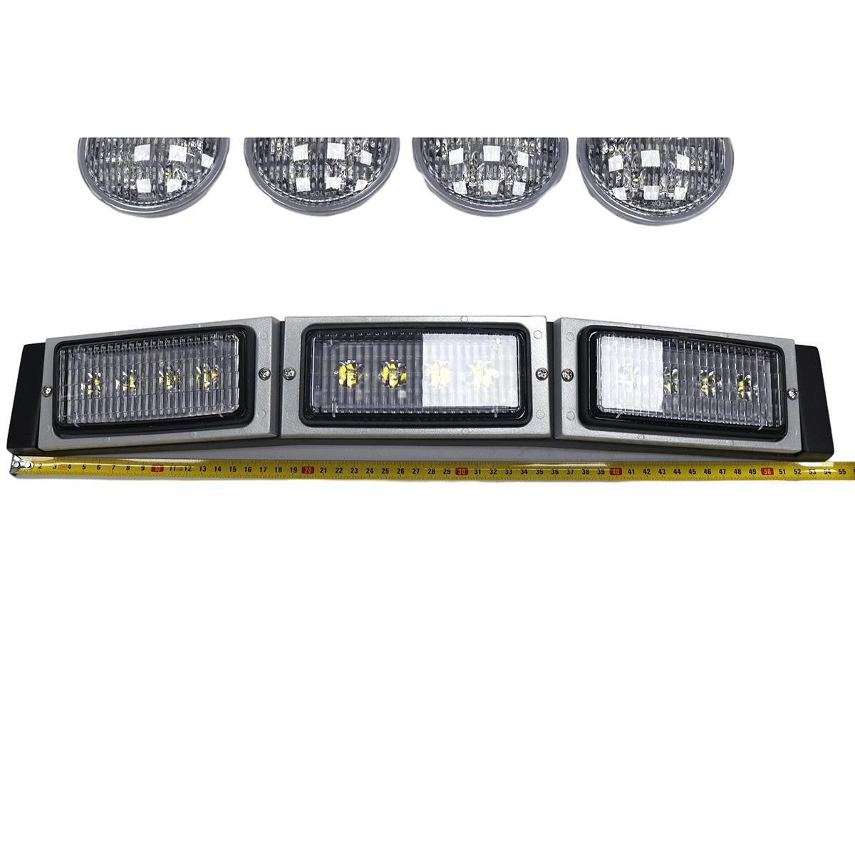 228W 12V 24V LED Coversion Kit Front Hood For John Deere 4050 4250 4450 4055