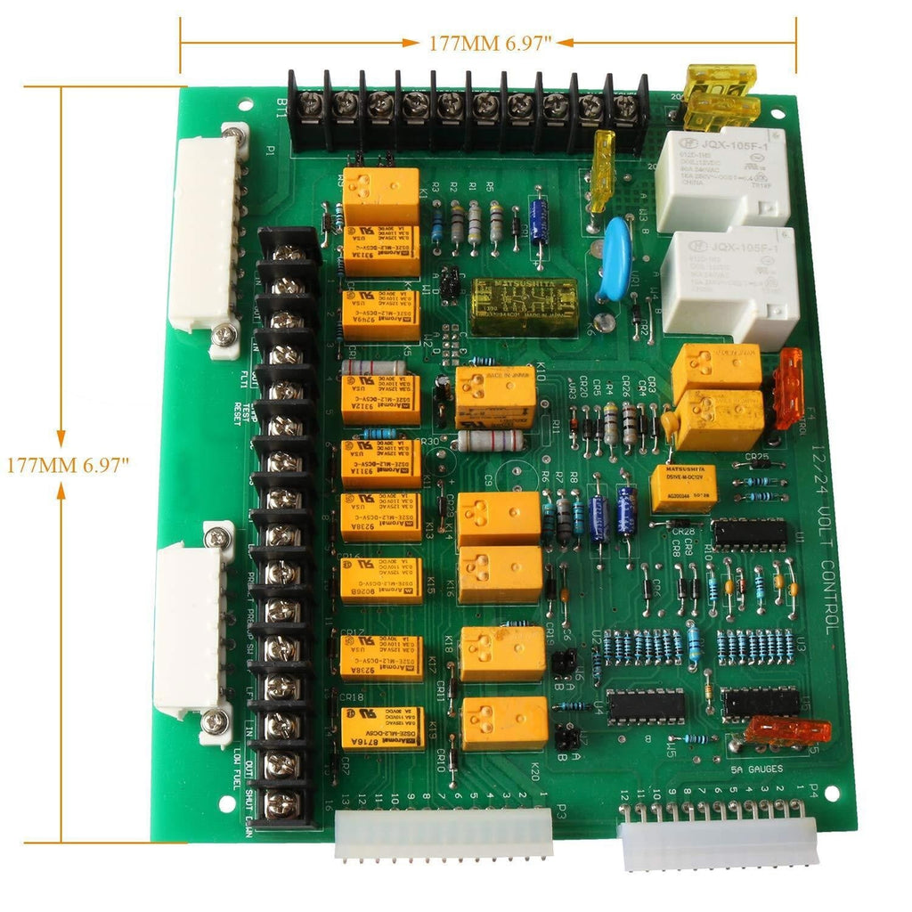 12V 12 Lights Circuit Board 300-4296 3004296 for Onan Generator