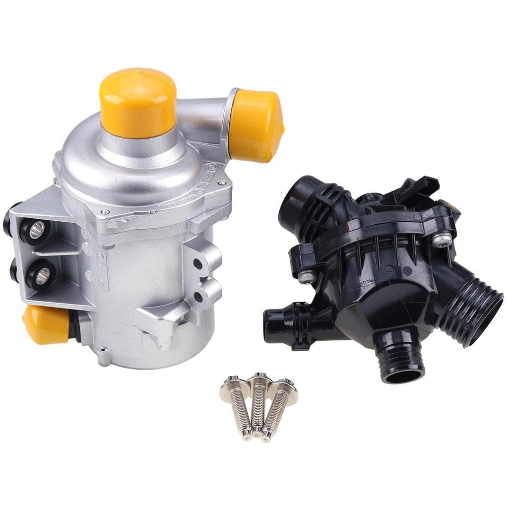 Water Pump w/Thermostat & Bolt 11517586925 for BMW 128i 325i 328i 528i 530i X3