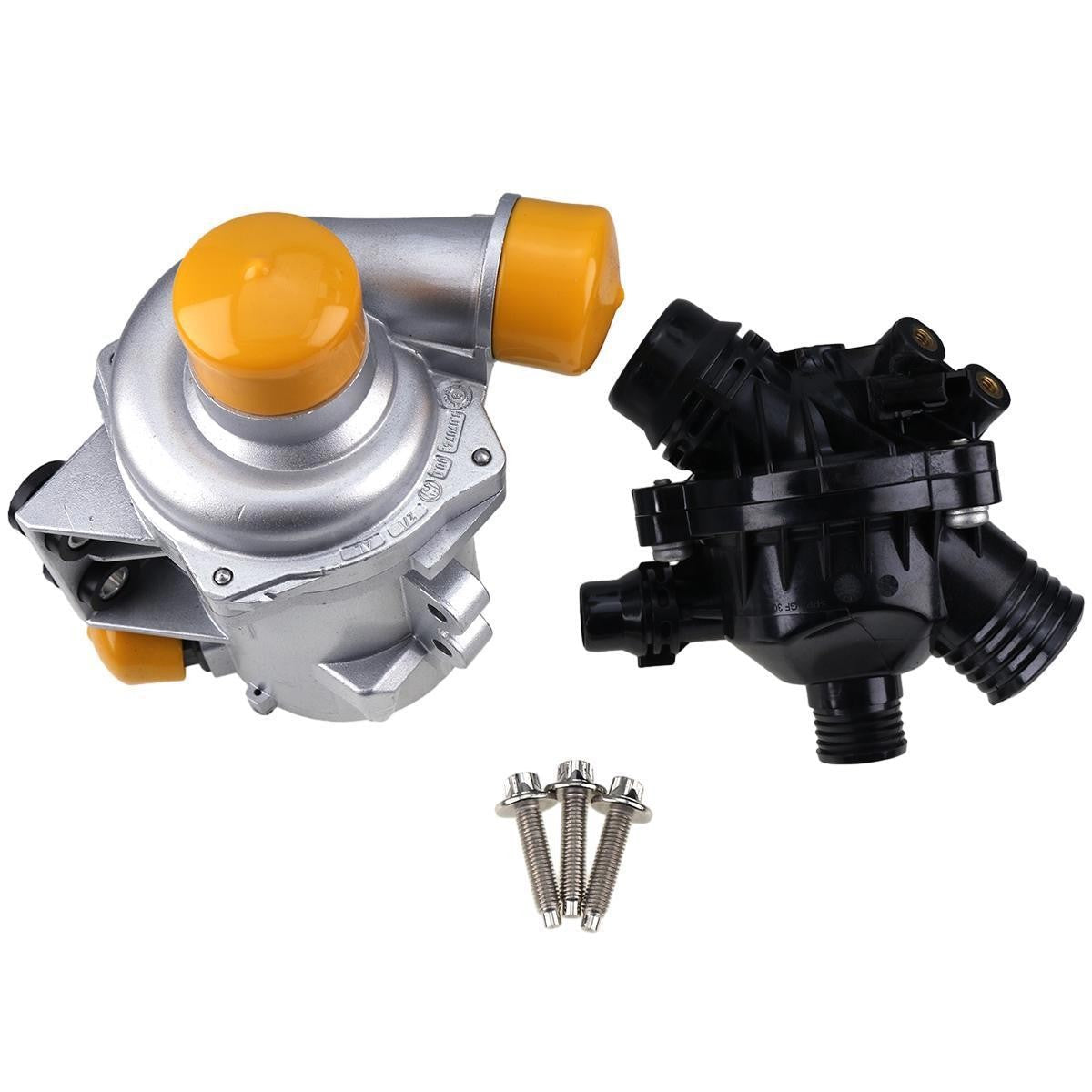 Water Pump w/Thermostat & Bolt 11517586925 for BMW 128i 325i 328i 528i 530i X3