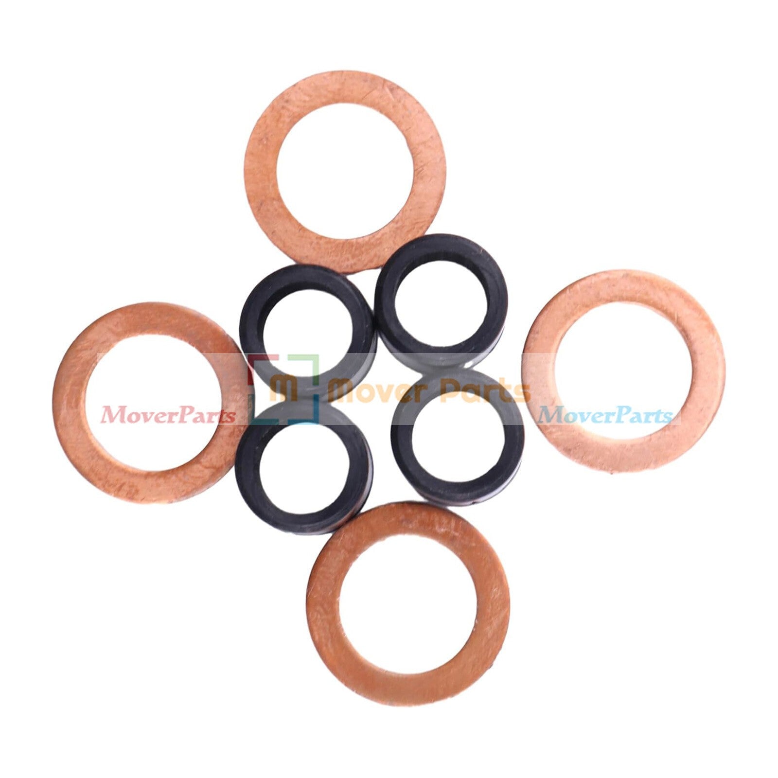 4X Nozzle Protector&Seat 119625-11870 119625-11880 For Yanmar 3JH2 3TN75L Engine