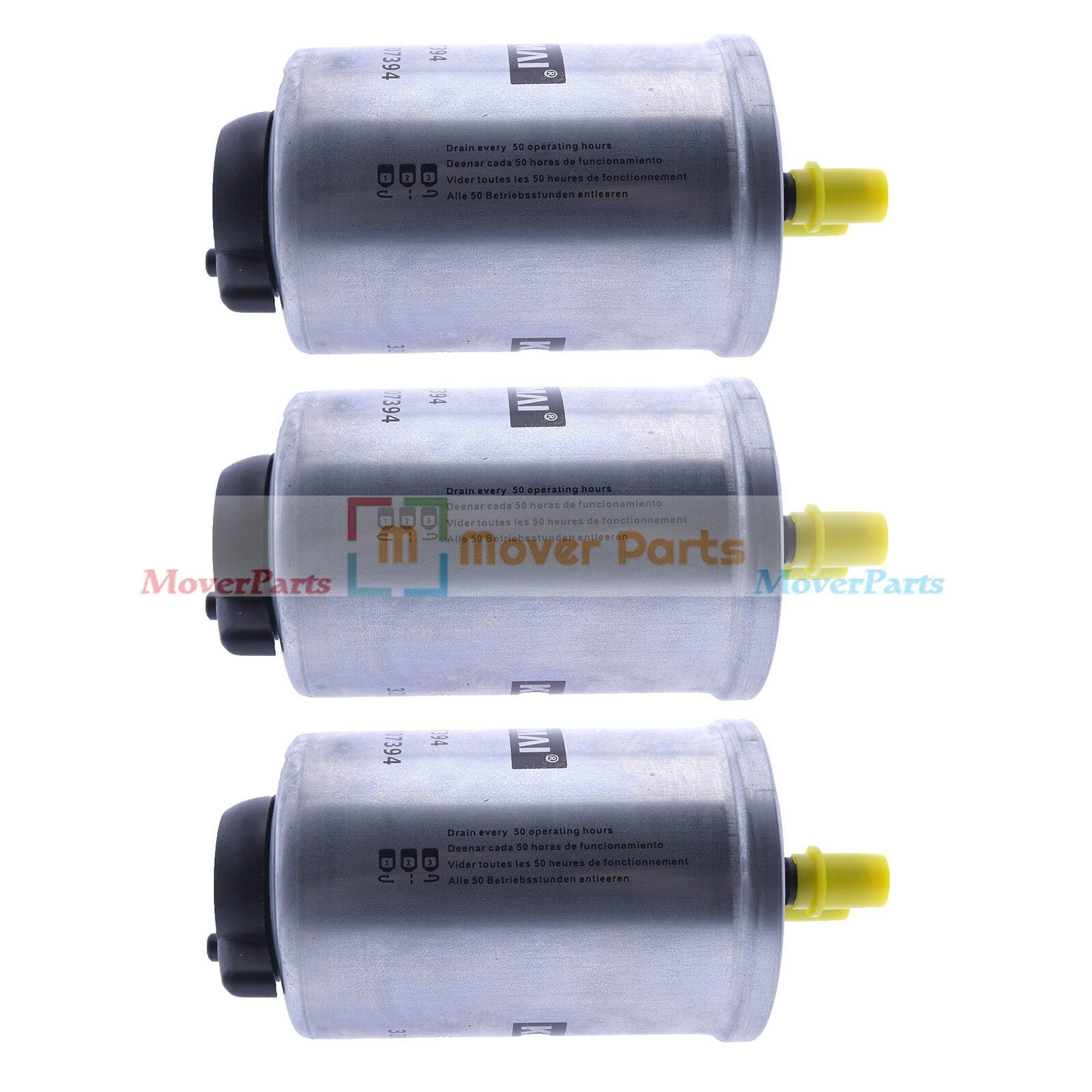 3X Fuel Filter 320/07394 320/07155 For JCB Backhoe Loader 214 215 216 3C 3CX 4CX
