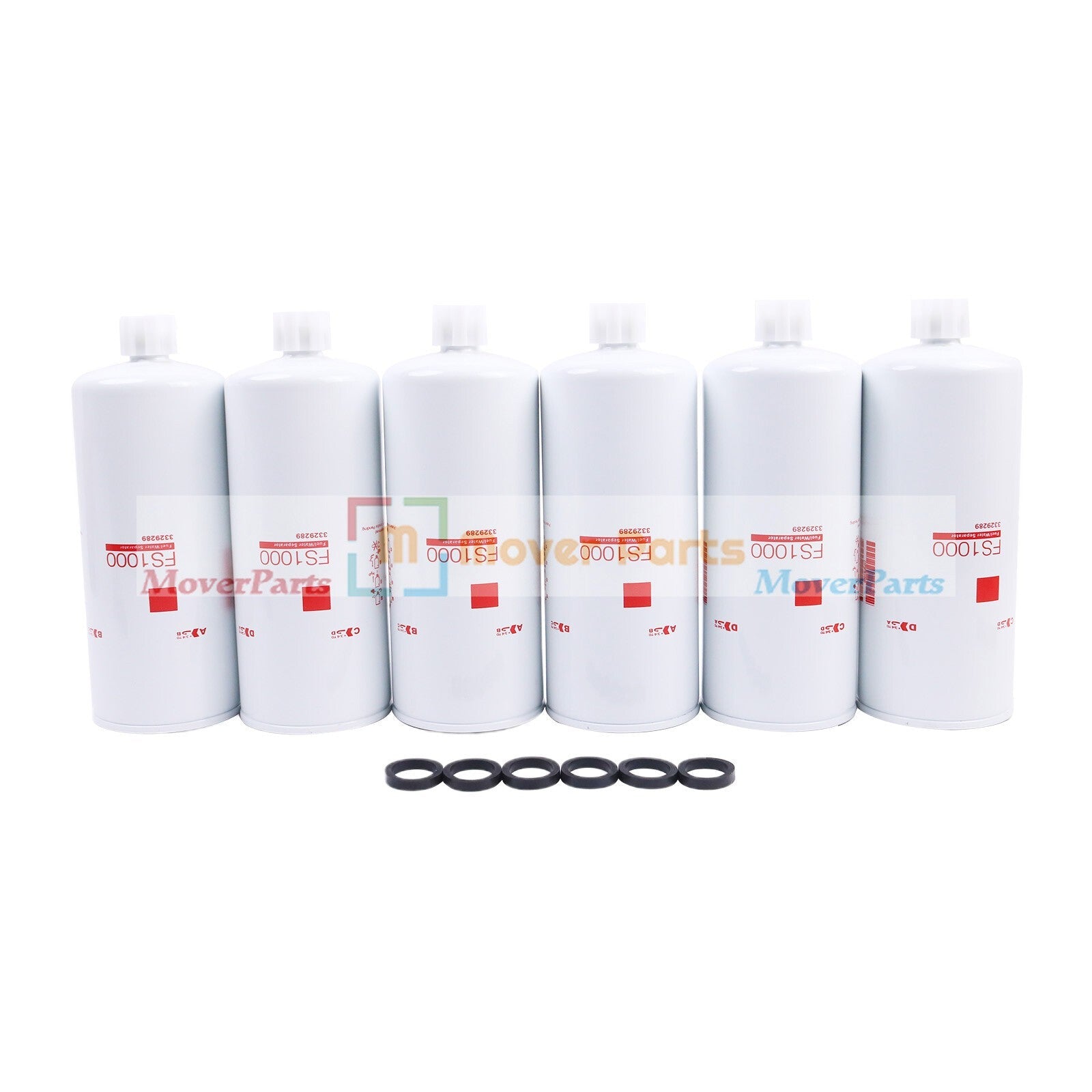 6PCS Fuel Water Separator Filter For Fleetguard FS1000 Cummins 3329289