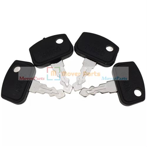 4PCS Ignition Key 68920 for Kubota Utility Vehicles RTV400 RTV500 RTV900 RTV1140