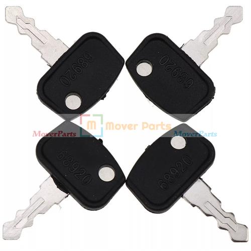 4PCS Ignition Key 68920 for Kubota Utility Vehicles RTV400 RTV500 RTV900 RTV1140