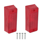 2PK Rear Tail Light Lens 6672276 For Bobcat 751 753 873 A220 A300 S130 S150 S205