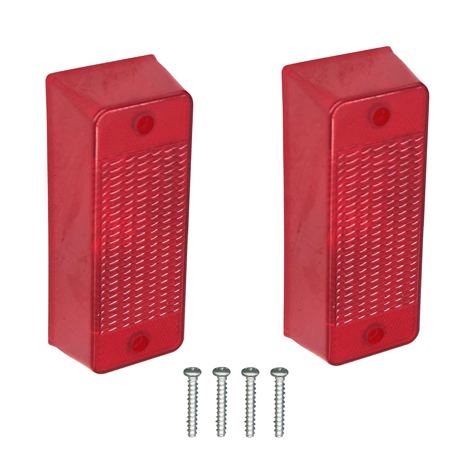 2PK Rear Tail Light Lens 6672276 For Bobcat 751 753 873 A220 A300 S130 S150 S205