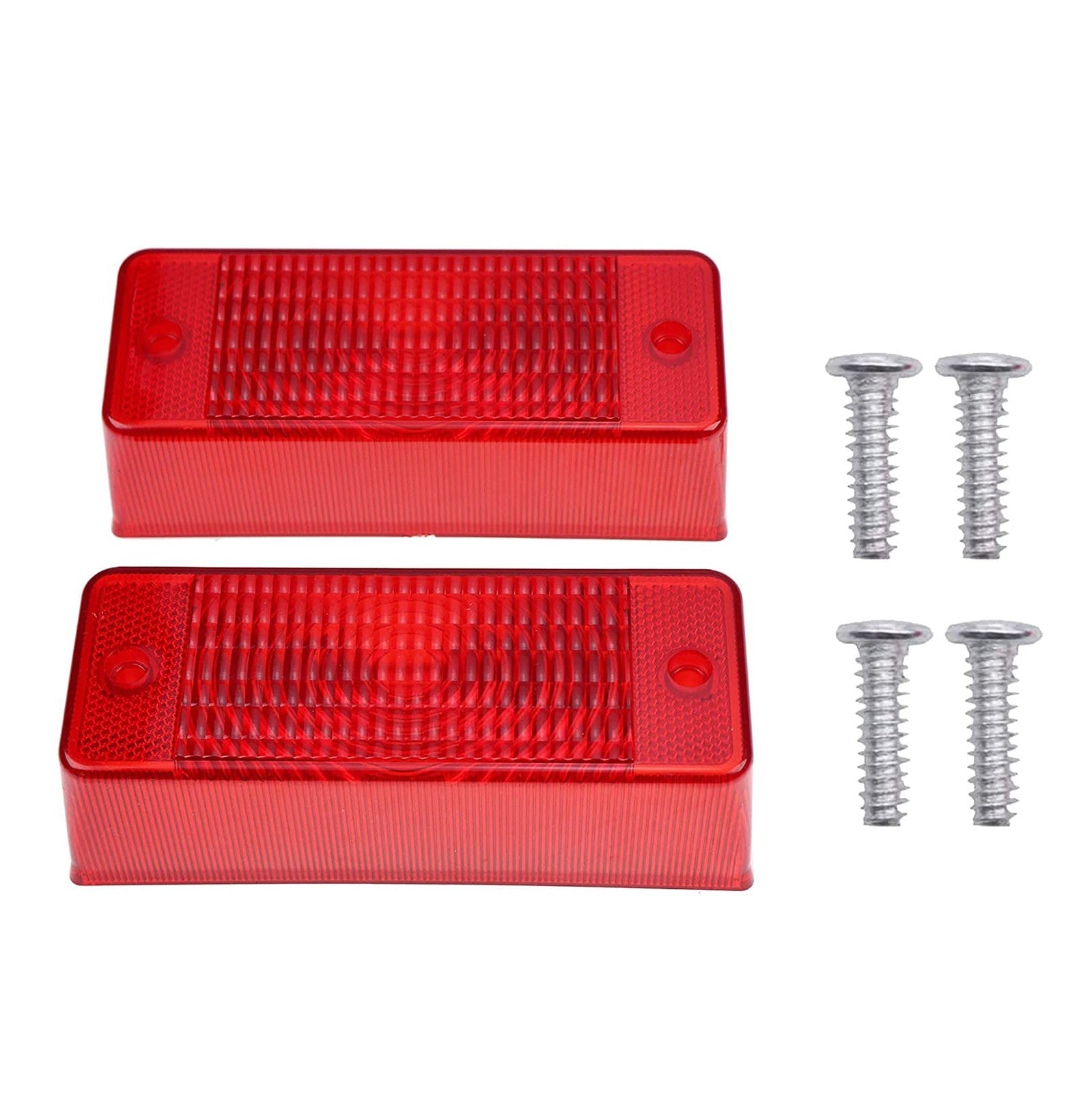 2PK Rear Tail Light Lens 6672276 For Bobcat 751 753 873 A220 A300 S130 S150 S205