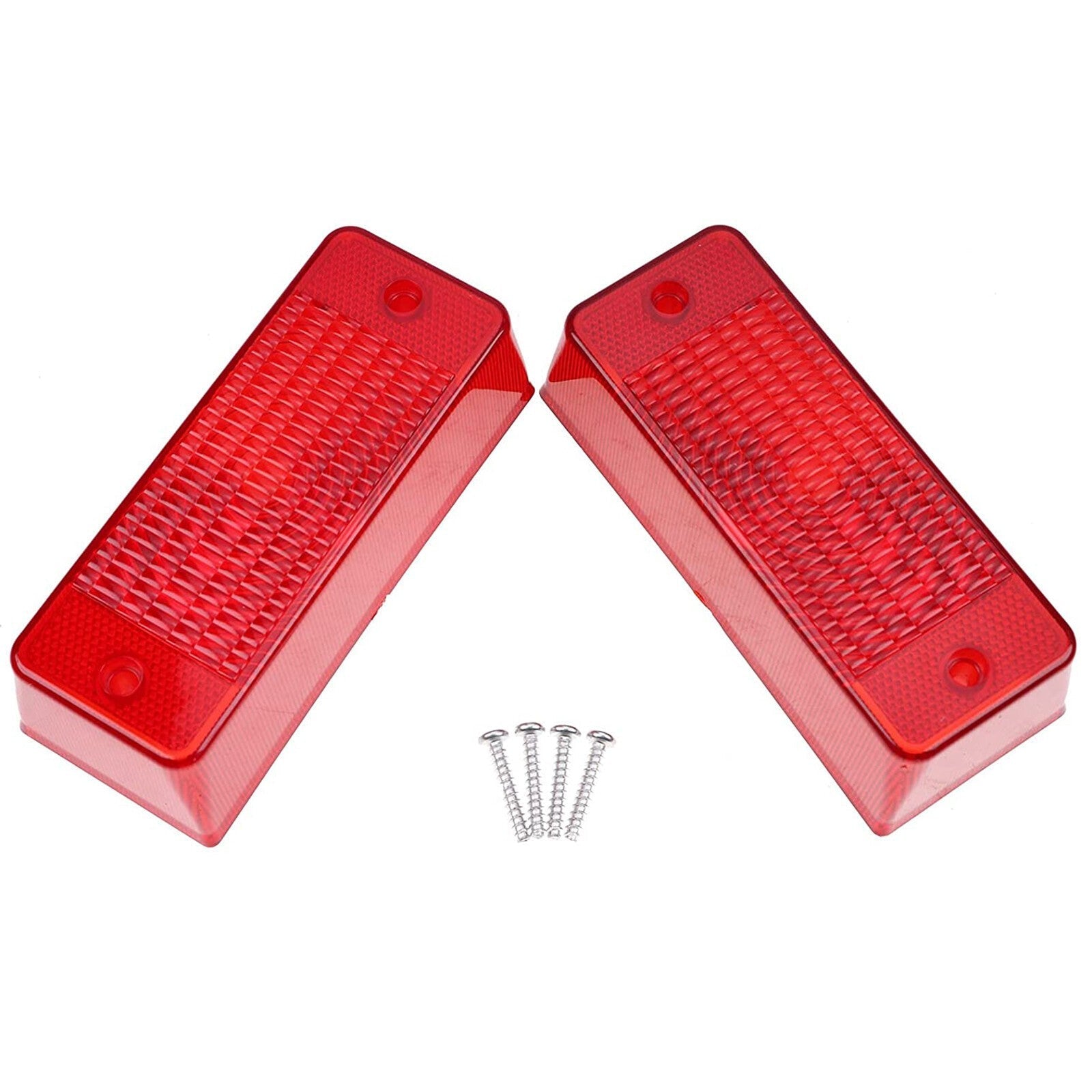2PK Rear Tail Light Lens 6672276 For Bobcat 751 753 873 A220 A300 S130 S150 S205