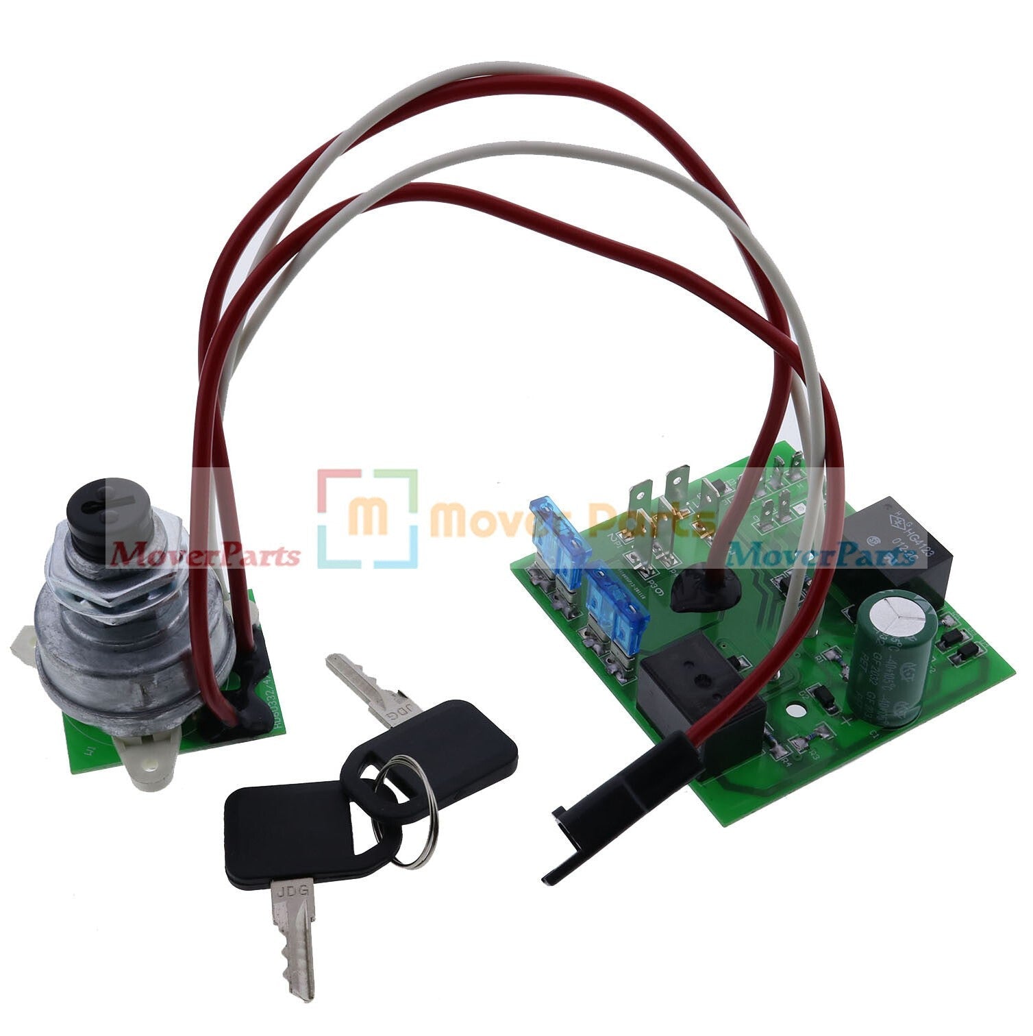 Ignition Switch Module w/2 Keys AM119999 AM124137 For John Deere 325 335 345