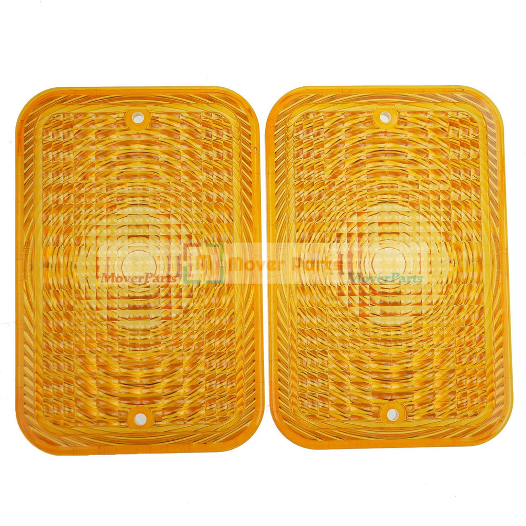 2X Amber Lens LVU18745 for John Deere 1023E 1025R 2032R 3120 3203 4105 4520 5415