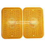 2X Amber Lens LVU18745 for John Deere 1023E 1025R 2032R 3120 3203 4105 4520 5415