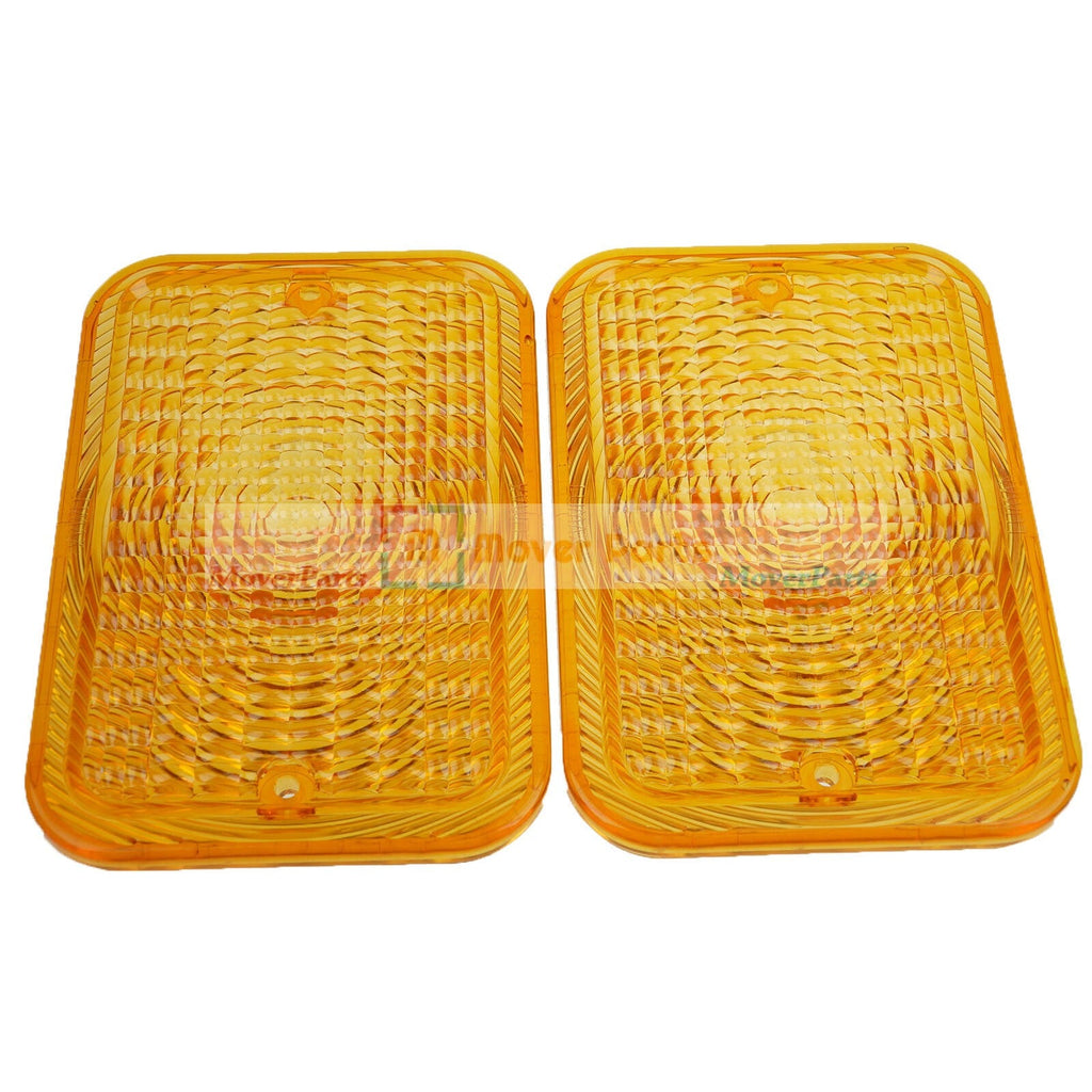 2X Amber Lens LVU18745 for John Deere 1023E 1025R 2032R 3120 3203 4105 4520 5415