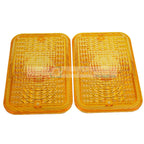 2X Amber Lens LVU18745 for John Deere 1023E 1025R 2032R 3120 3203 4105 4520 5415