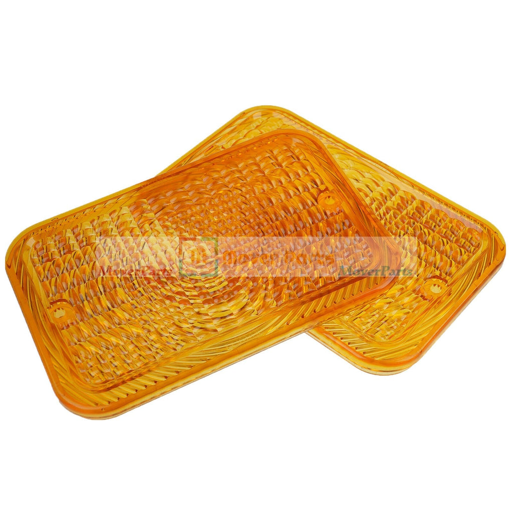 2X Amber Lens LVU18745 for John Deere 1023E 1025R 2032R 3120 3203 4105 4520 5415