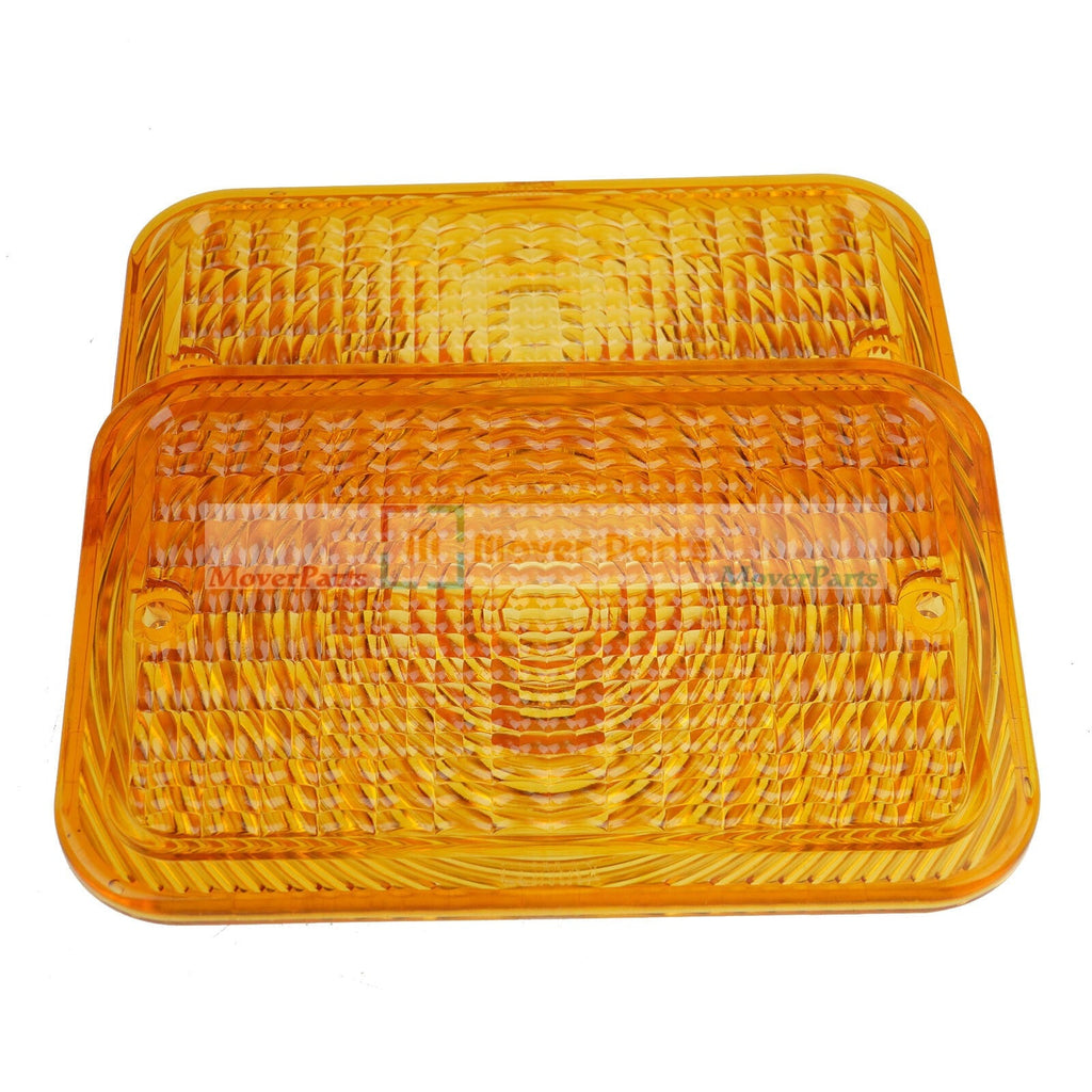 2X Amber Lens LVU18745 for John Deere 1023E 1025R 2032R 3120 3203 4105 4520 5415