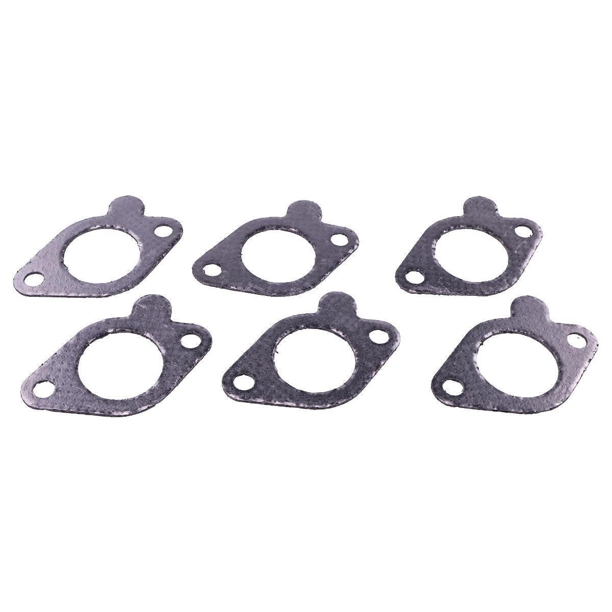 6X Exhaust Manifold Gasket 272-1956 for Caterpillar 3126 C7 322C 324D 325D 329D