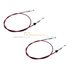 2X Throttle Cable For Case Backhoe Loader 580M 580SM 590SM 580SM+ Series 2 3