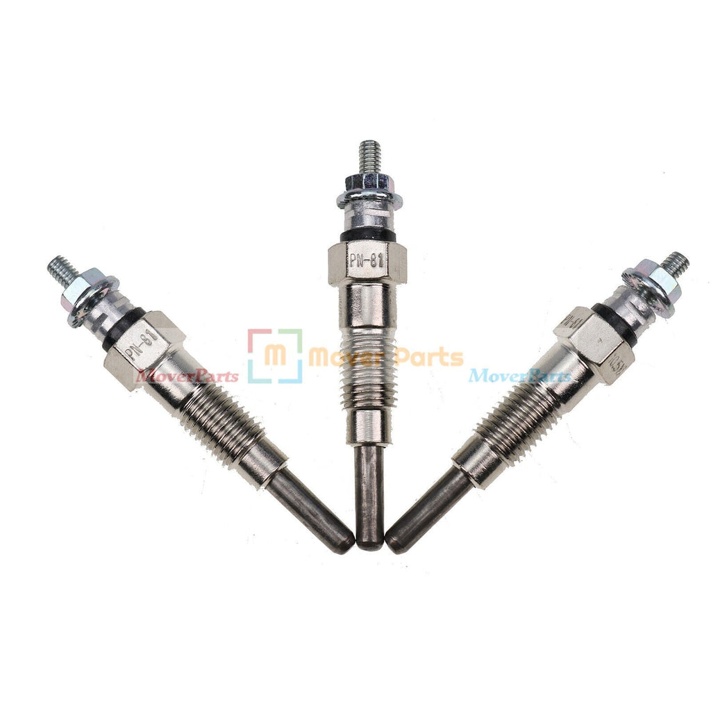 3X Glow Plugs 15951-65510 For Kubota G3200 G4200 G5200H G6200H GL-3500 GL-4500
