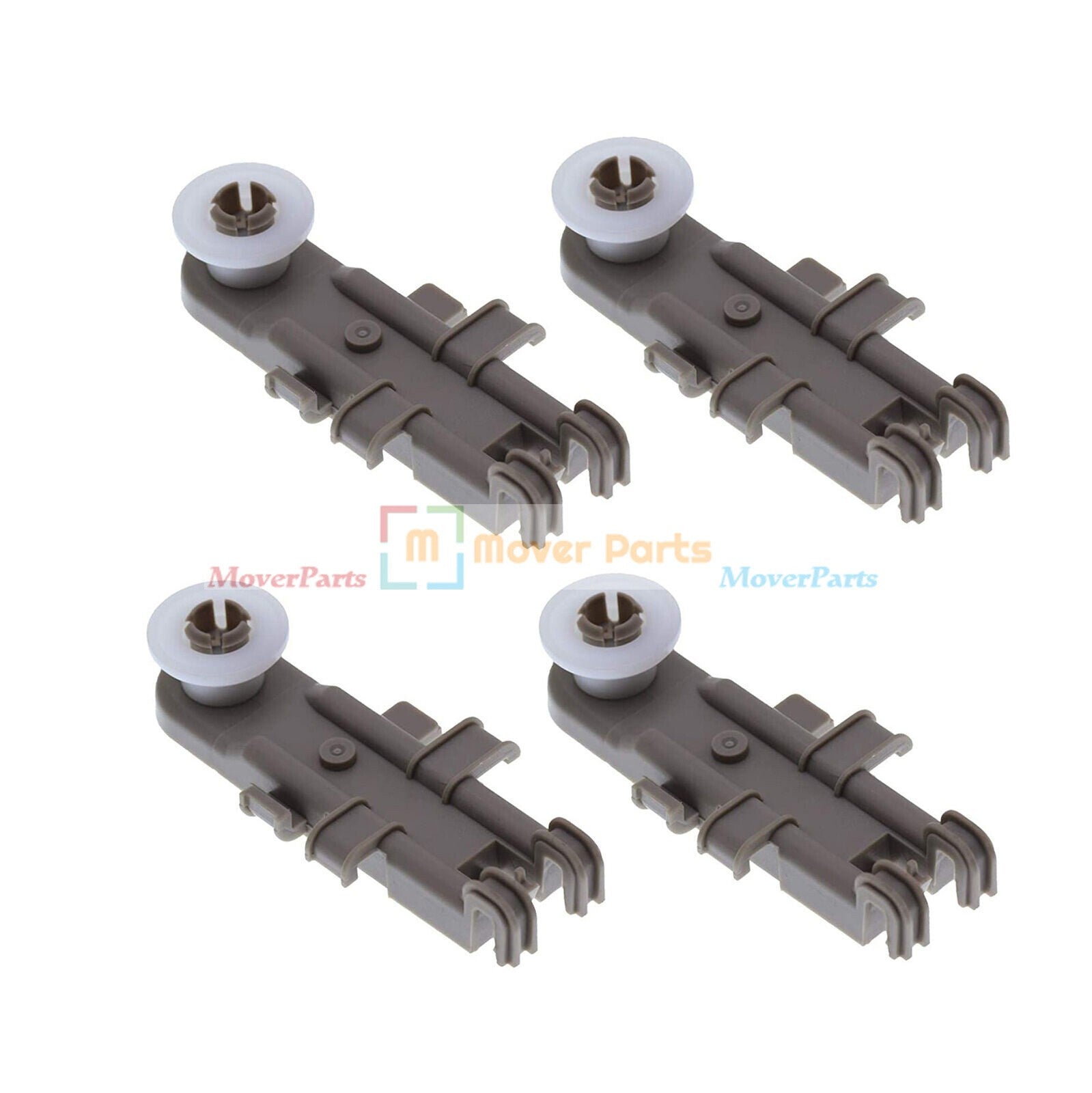 4PACK Upper Dishrack Wheel 8268743 for Whirlpool Kenmore KitchenAid Dishwasher