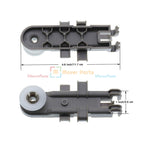4PACK Upper Dishrack Wheel 8268743 for Whirlpool Kenmore KitchenAid Dishwasher