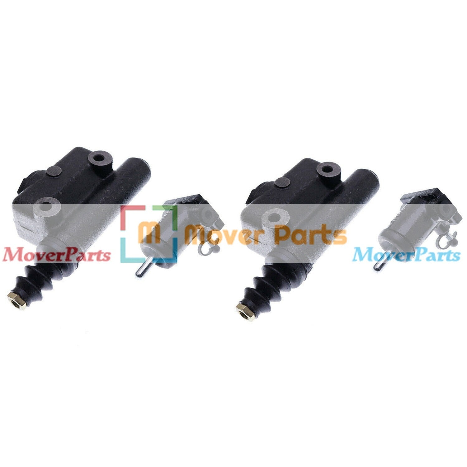 2X Brake Master &Slave Cylinder Kit for Case 450C 480B 580B 580C 584D 585D 586E