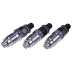 3X Fuel Injectors H1600-53000 16001-53000 16001-53002 For Kubota D722 D782 D902