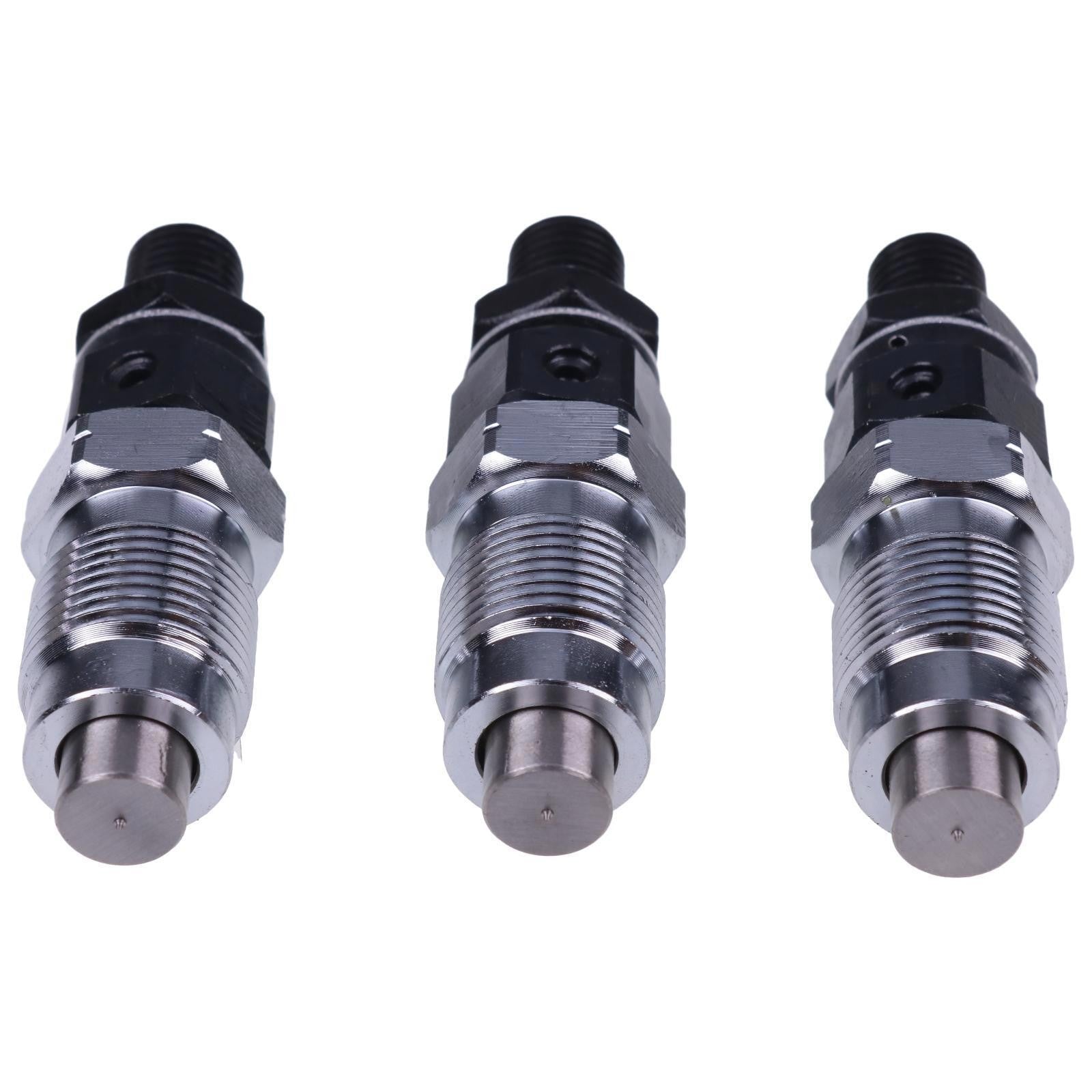 3X Fuel Injectors H1600-53000 16001-53000 16001-53002 For Kubota D722 D782 D902