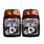 2X Head Light 700/38500 For JCB Backhoe Loader 1CX 2CX 3CX 4CX 214E 2CXL 2CXU