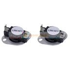 2PACK Thermal Fuse Thermostat DC47-00018A 35001092 L260-50F for Samsung Dryer
