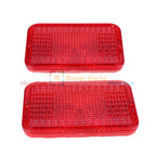 2X Red Taillight Lens LVU18747 for John Deere 1023E 2032R 2038R 3025E 4210 5090E