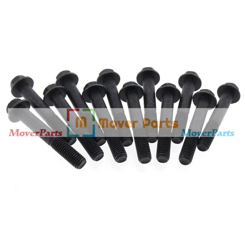 12Pcs Exhaust Manifold Bolt 3944593 for 94-98 Dodge 5.9L 12 Valve Cummins Engine