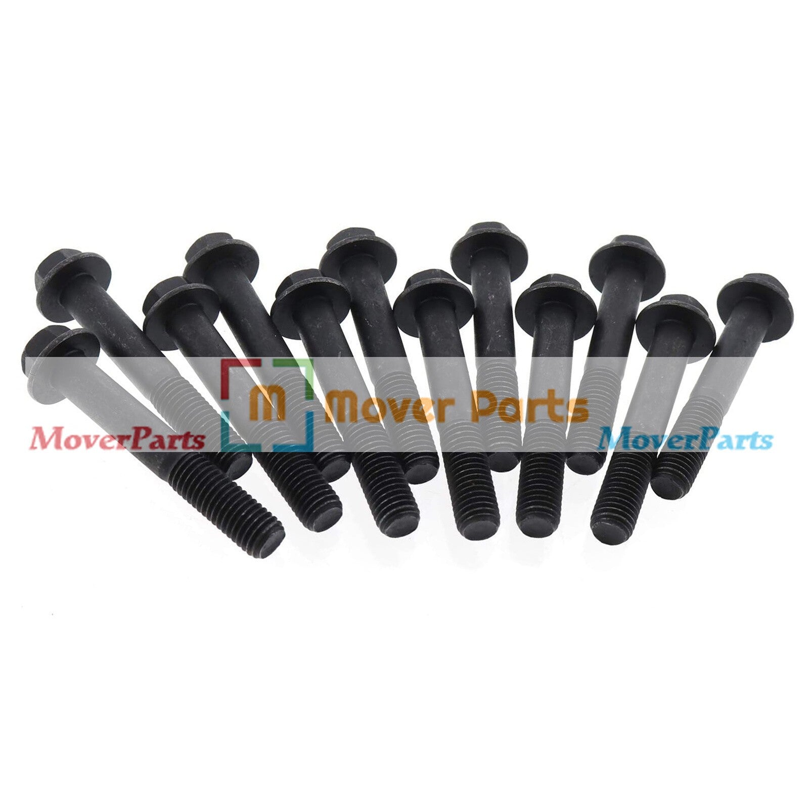 12Pcs Exhaust Manifold Bolt 3944593 for 94-98 Dodge 5.9L 12 Valve Cummins Engine