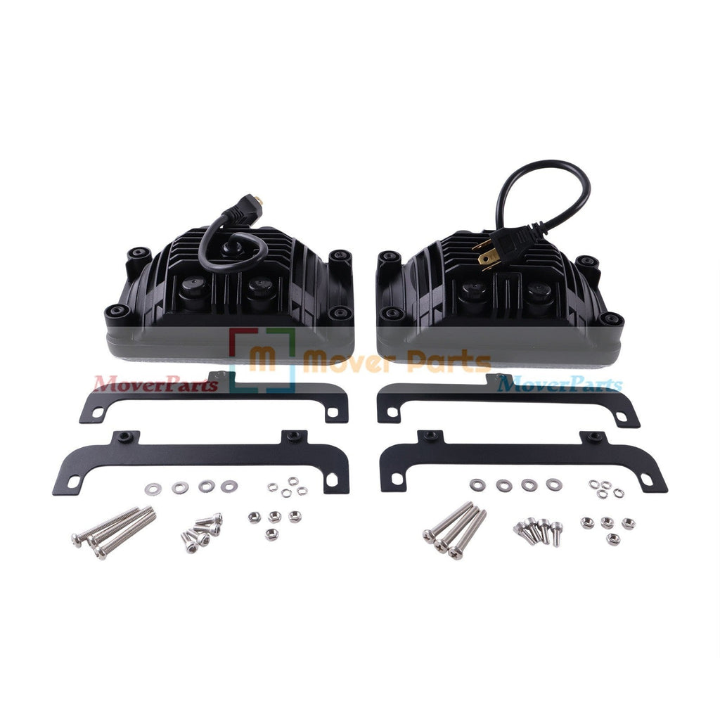 2X LED Headlight 3809346M91 3713799M91 for MF Tractors 6120 6130 8120 8140 8210