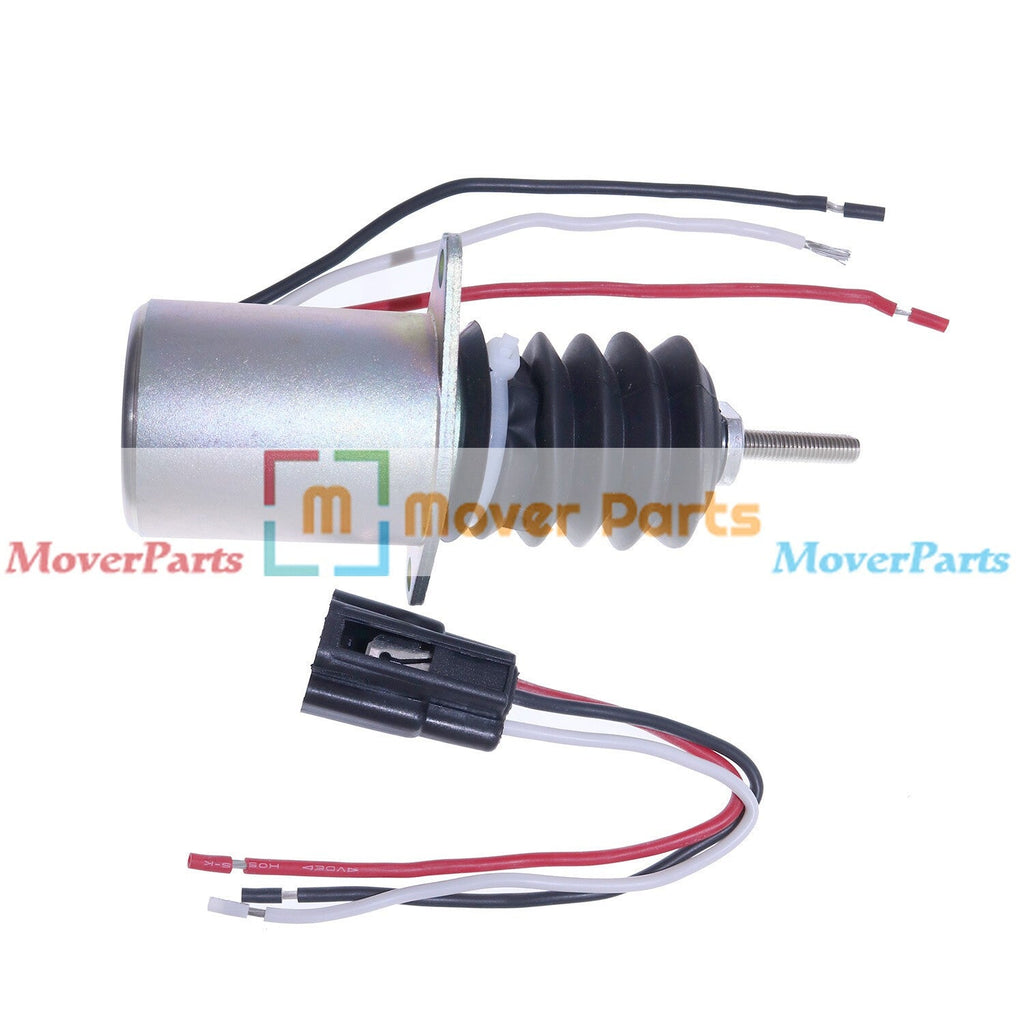 12V Fuel Shutoff Solenoid AM124377 for John Deere 3375 332 430 375 675 855 955