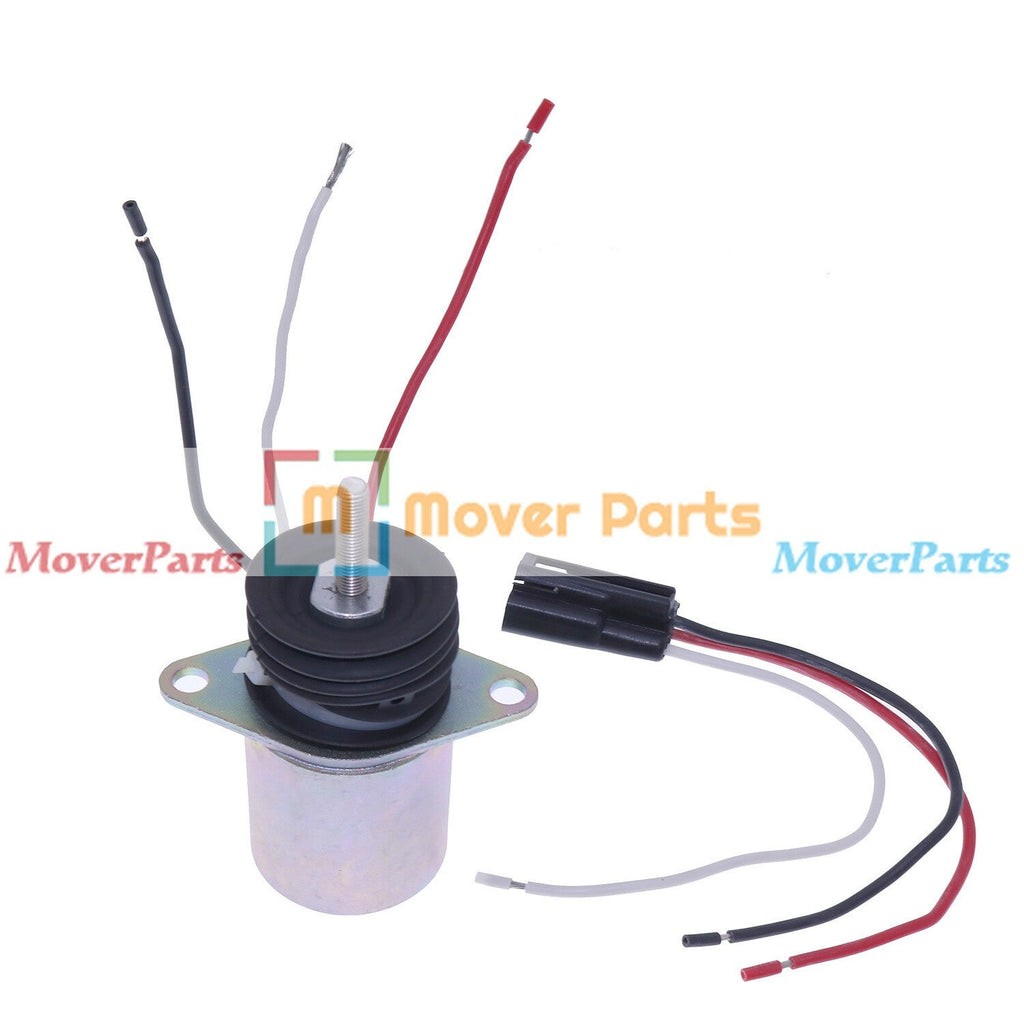 12V Fuel Shutoff Solenoid AM124377 for John Deere 3375 332 430 375 675 855 955