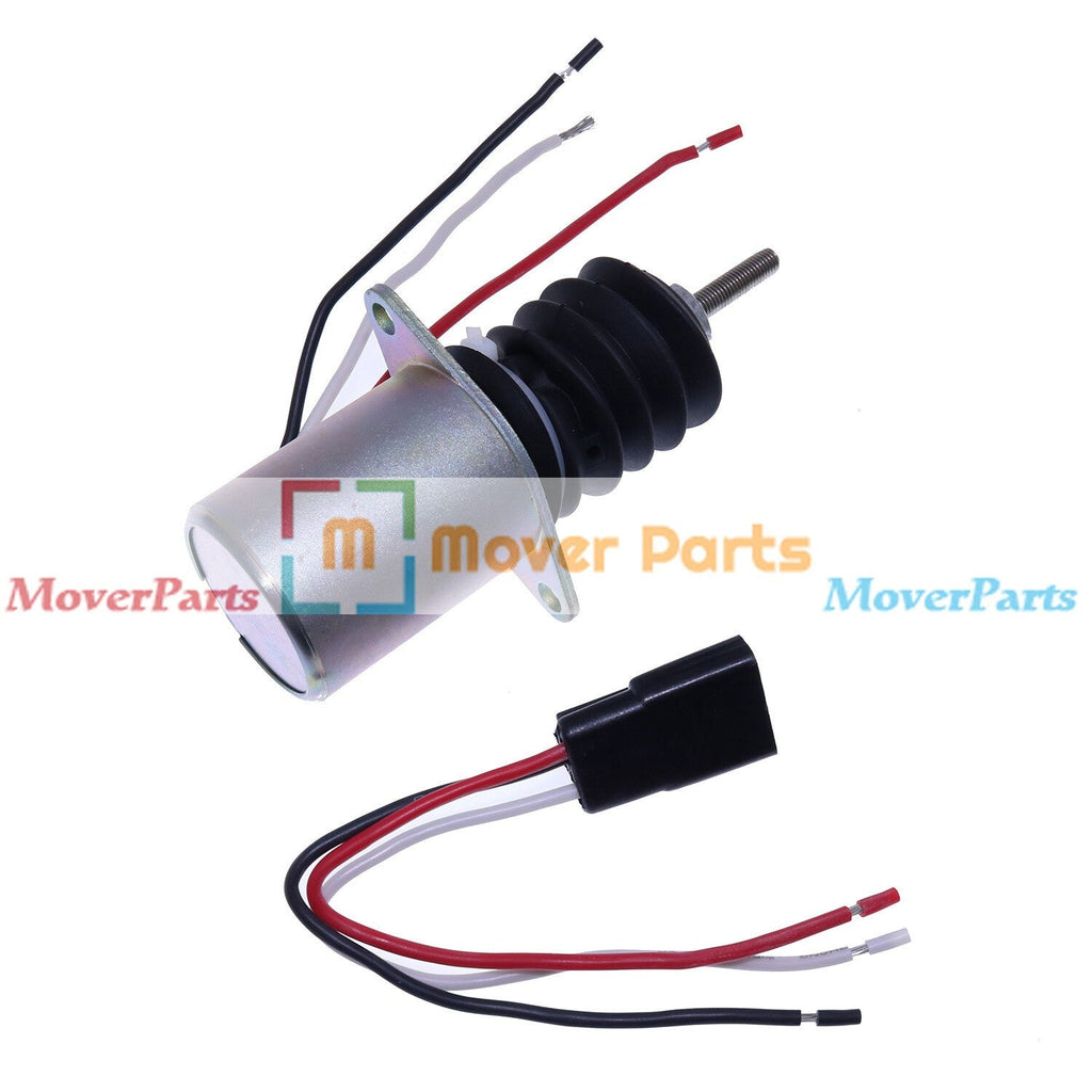12V Fuel Shutoff Solenoid AM124377 for John Deere 3375 332 430 375 675 855 955