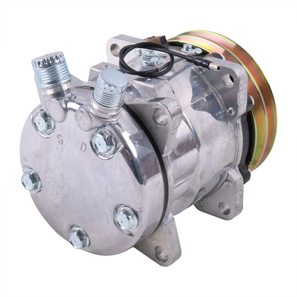 12V SD5H09 A/C Compressor 345-4547 For Caterpillar 236D 257D 262D 279D 289D 299D