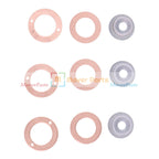 3 Cylinder Injector Seal Kit w/Heat Shield 19077-53650 for Kubota D662 D722
