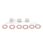 3 Cylinder Injector Seal Kit w/Heat Shield 19077-53650 for Kubota D662 D722