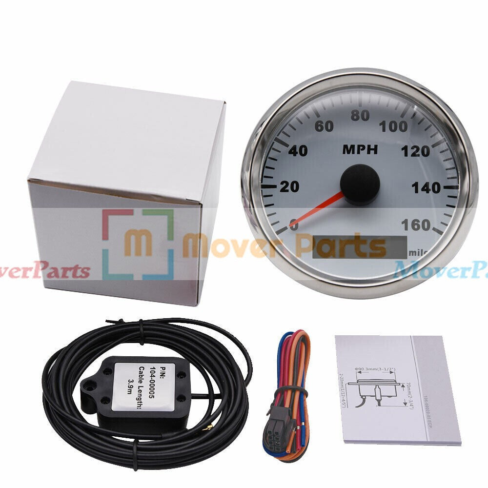 85mm 0-160MPH GPS Speedometer 910-10005 for Eling Car Boat Motorcycle Truck Car
