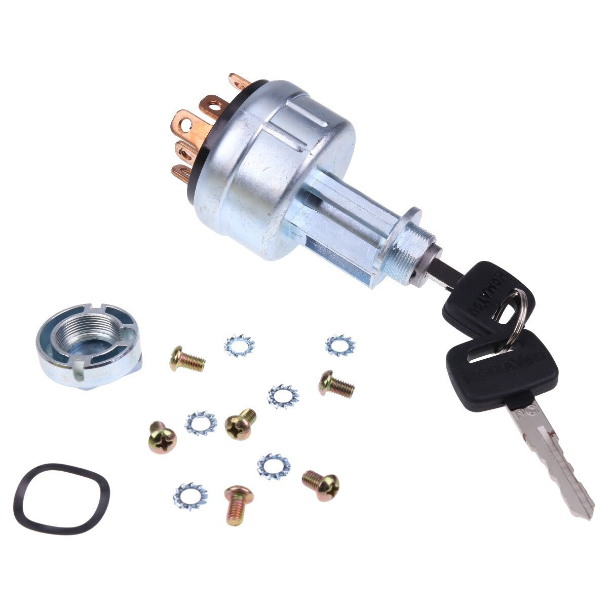 For Komatsu Ignition Switch with 2 keys 08086-50000 08086-10000 08086-20000