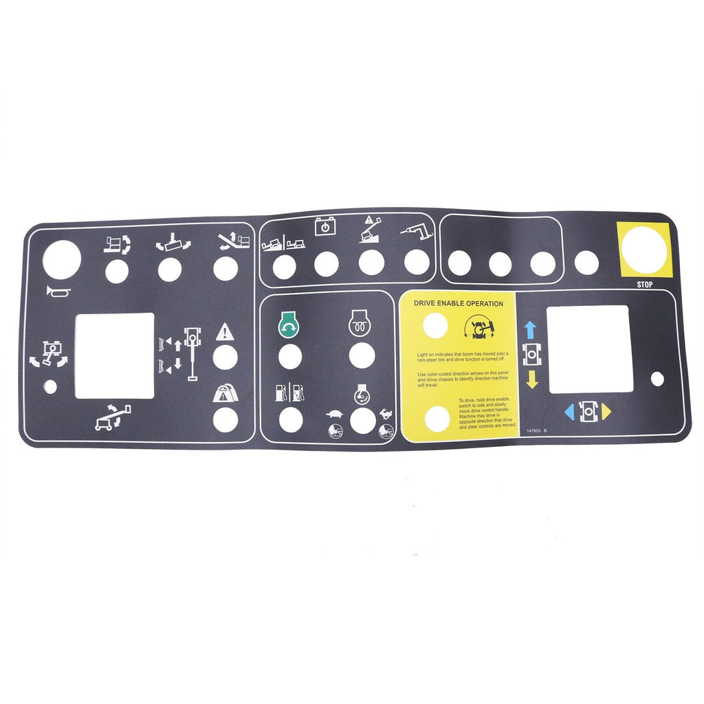 Platform Control Panel Decal 147603GT 147603 for Genie S-60 S-65 S-80 S-85