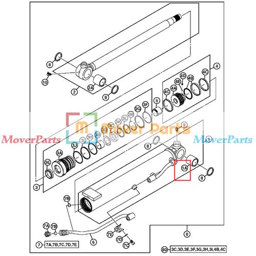 Bucket to Arm Mounting Bushing FYD00002611 For JohnDeere 17D 27C 27D 35D 35G 50D