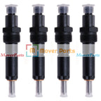 4X Injector LJC6760525 for Delphi LUM FKM Case 3.9L Cummins 5.9L Case 850L Ford