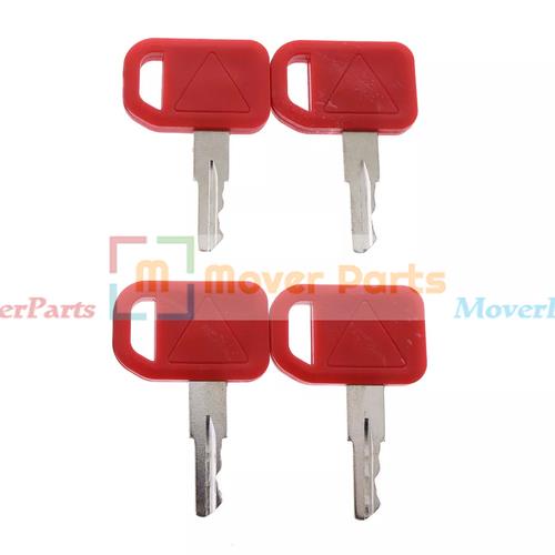 4PCS Ignition Key AR51481 For John Deere 322 330 332 655 756 830 4200 4300 4400