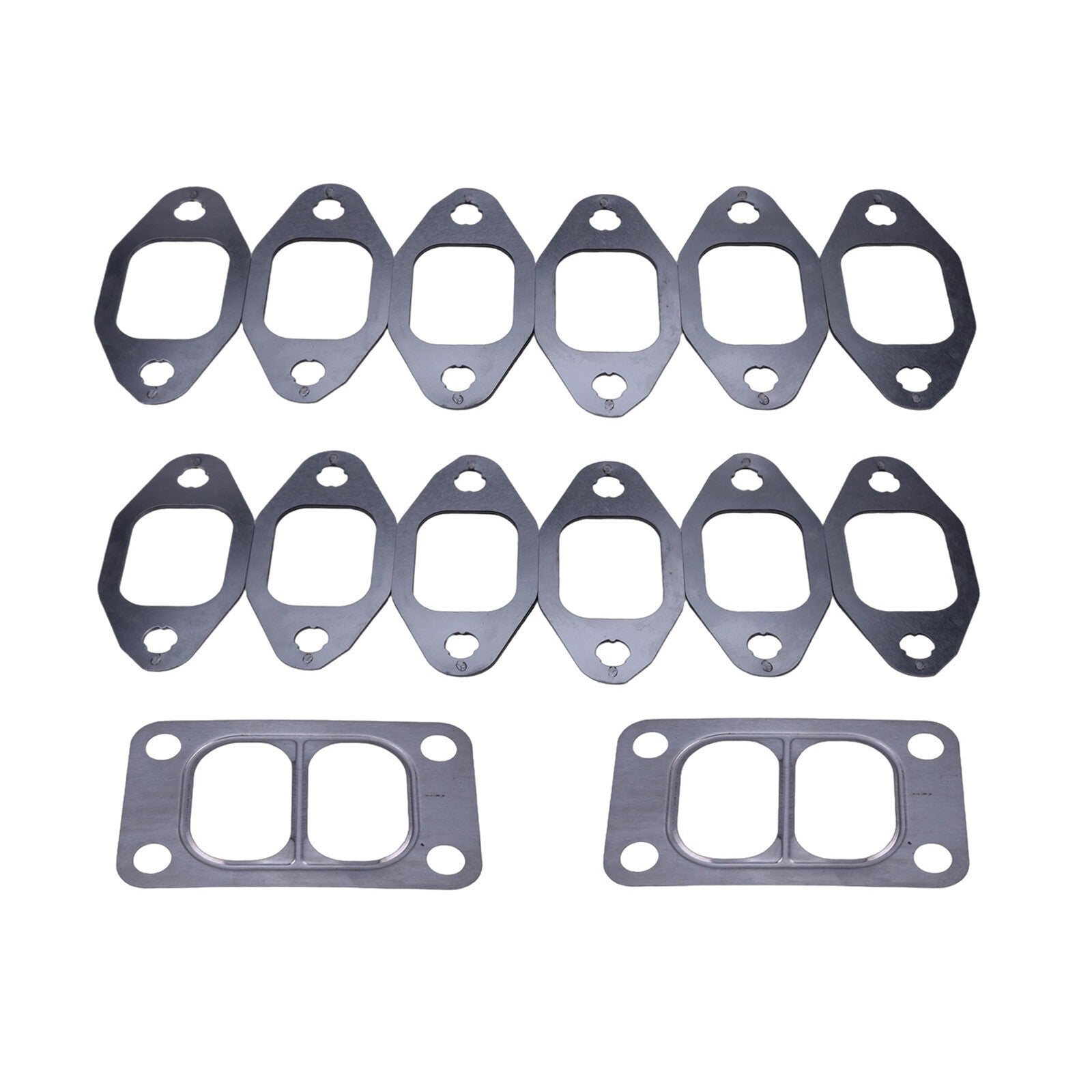 New Exhaust Manifold Gasket Kit for Dodge Cummins 12V 4BT 6BT 3.9 5.9L Engine